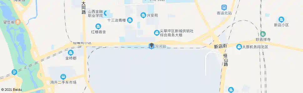 太原垣跃_公交站地图_太原公交_妙搜公交查询2025