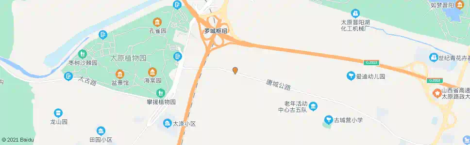 太原古城营西_公交站地图_太原公交_妙搜公交查询2025