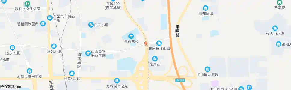 太原东中环西太堡街口_公交站地图_太原公交_妙搜公交查询2025