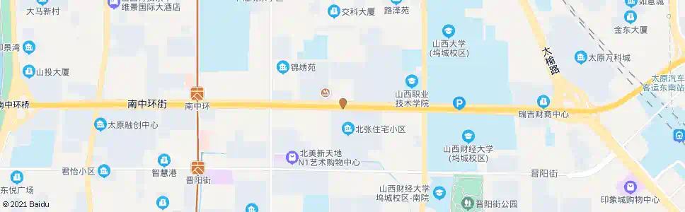 太原北张小区_公交站地图_太原公交_妙搜公交查询2025