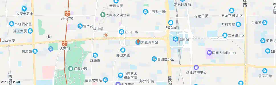 太原汽车站_公交站地图_太原公交_妙搜公交查询2025