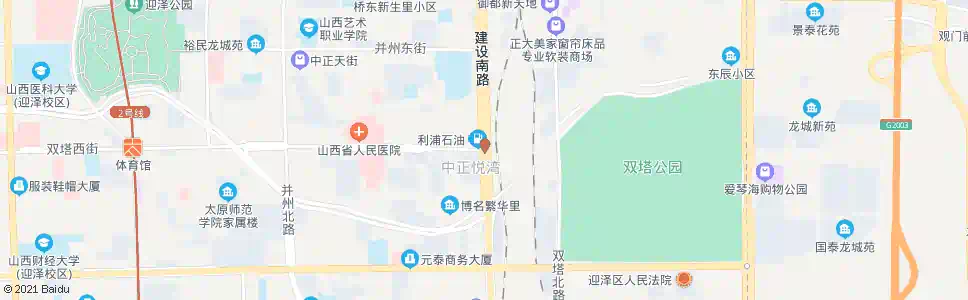 太原建设南路双塔寺街口_公交站地图_太原公交_妙搜公交查询2025