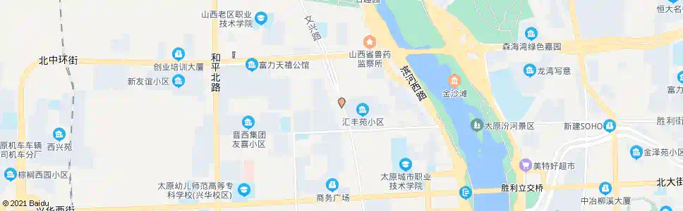 太原文兴路千峰园南街口_公交站地图_太原公交_妙搜公交查询2025