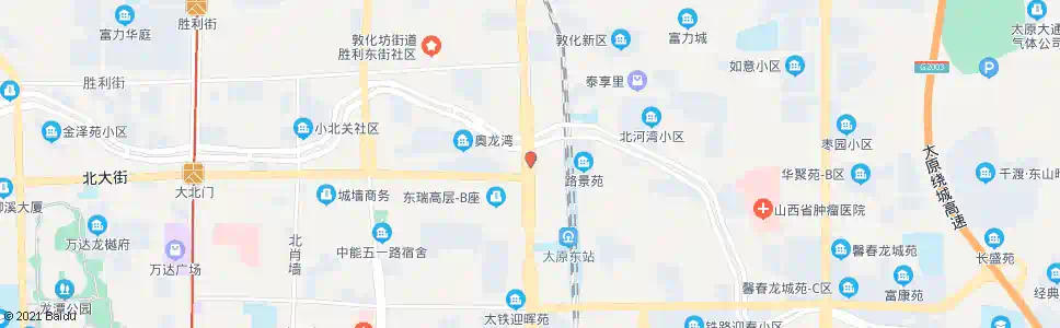 太原建设北路北大街口_公交站地图_太原公交_妙搜公交查询2025