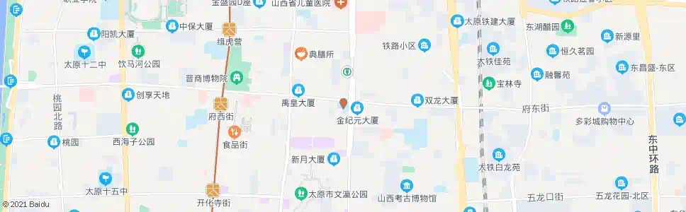 太原五一小学_公交站地图_太原公交_妙搜公交查询2025