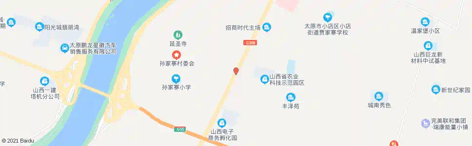 太原孙家寨_公交站地图_太原公交_妙搜公交查询2025