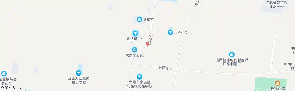太原北格村_公交站地图_太原公交_妙搜公交查询2025