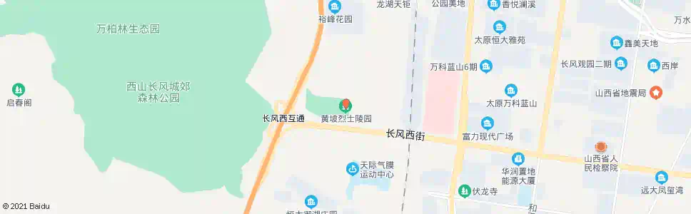 太原黄坡烈士陵园_公交站地图_太原公交_妙搜公交查询2025