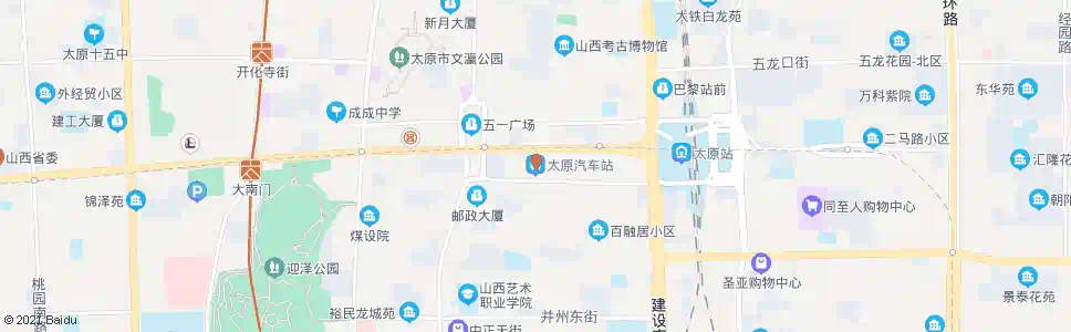 太原旧汽车站_公交站地图_太原公交_妙搜公交查询2025