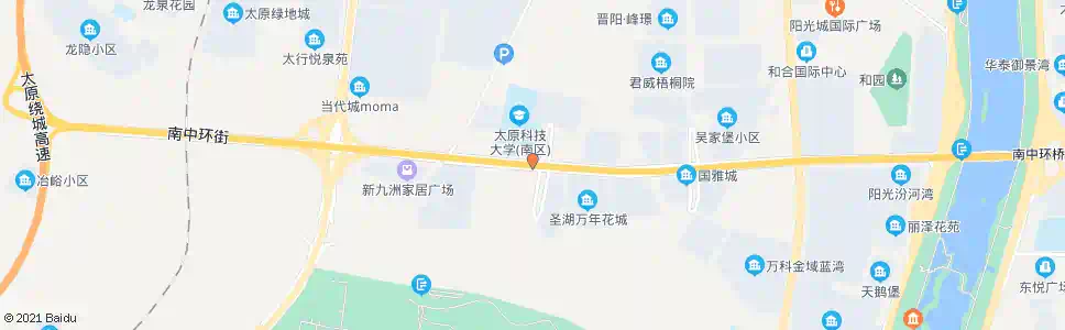 太原南中环千峰南路口_公交站地图_太原公交_妙搜公交查询2025