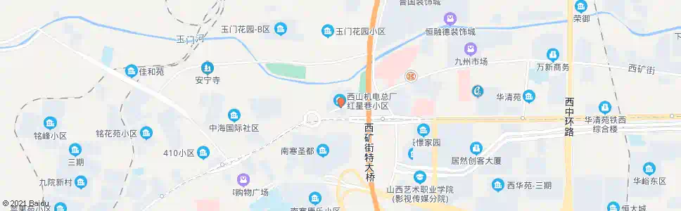 太原西矿街红星路口_公交站地图_太原公交_妙搜公交查询2025