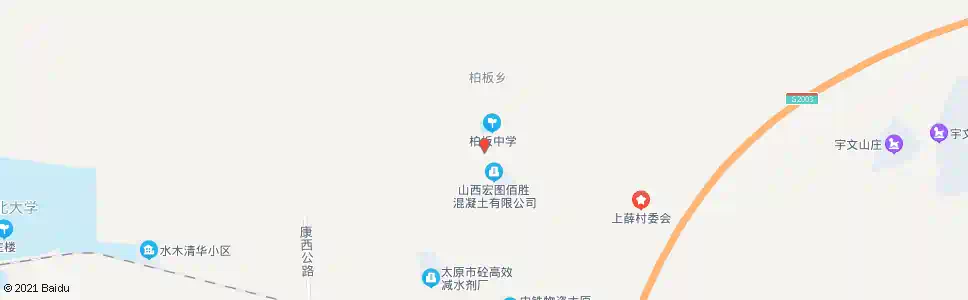 太原柏板南_公交站地图_太原公交_妙搜公交查询2025