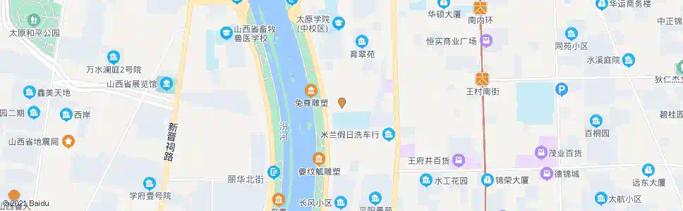 太原北空干休所_公交站地图_太原公交_妙搜公交查询2025