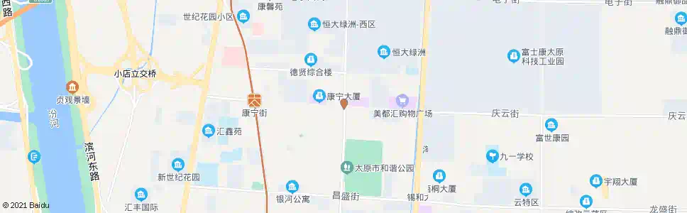 太原康宁街真武路口_公交站地图_太原公交_妙搜公交查询2025