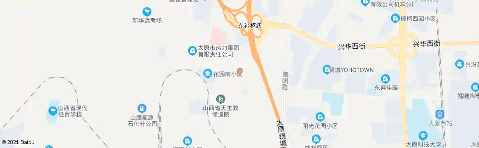 太原袁家庄_公交站地图_太原公交_妙搜公交查询2025