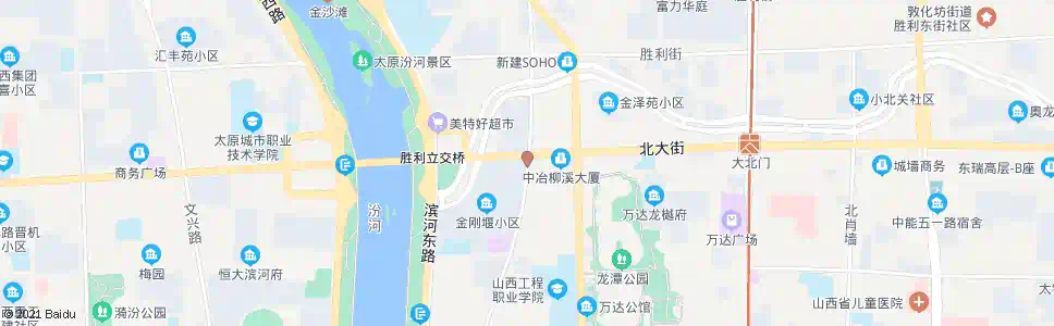 太原金刚堰路北大街口_公交站地图_太原公交_妙搜公交查询2025
