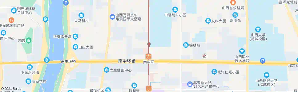 太原长治路南中环口_公交站地图_太原公交_妙搜公交查询2025