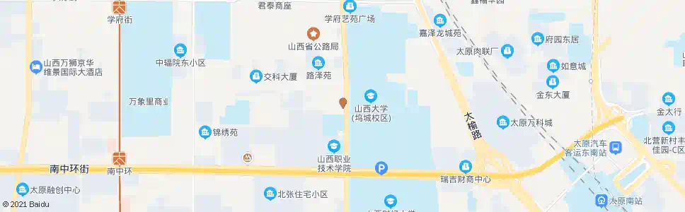 太原坞城路_公交站地图_太原公交_妙搜公交查询2025