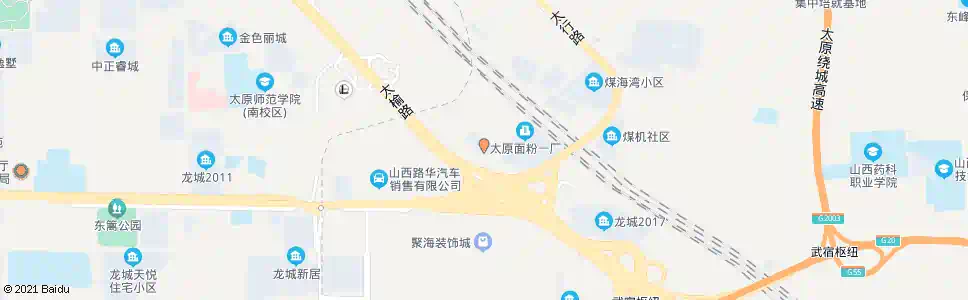 太原金星工具厂_公交站地图_太原公交_妙搜公交查询2025