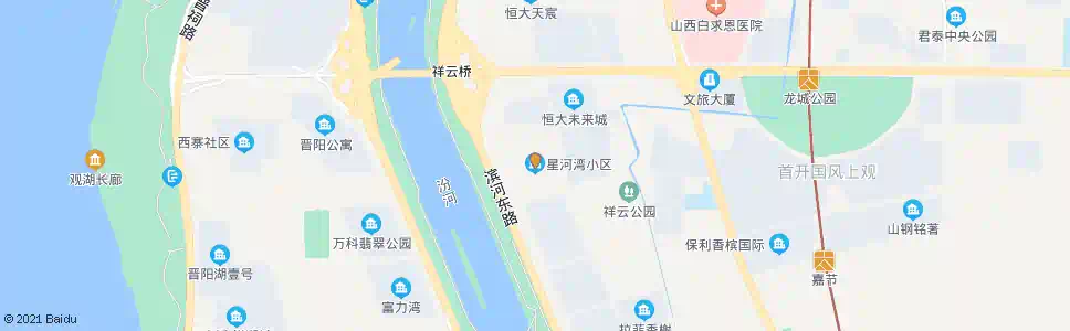 太原潇河湾小区_公交站地图_太原公交_妙搜公交查询2025
