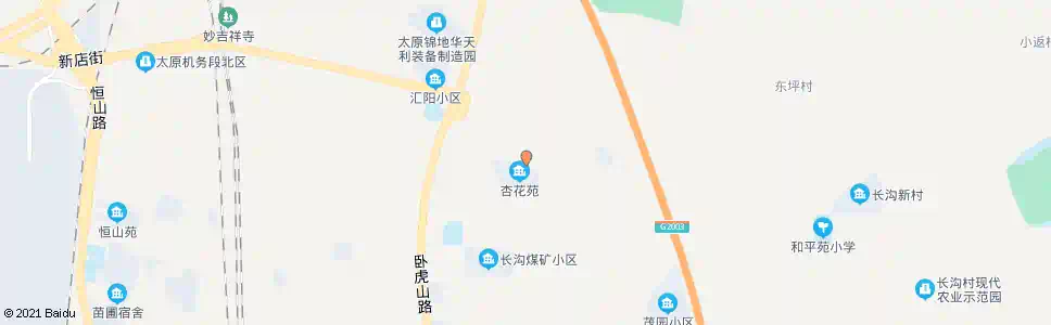 太原杏花苑_公交站地图_太原公交_妙搜公交查询2025