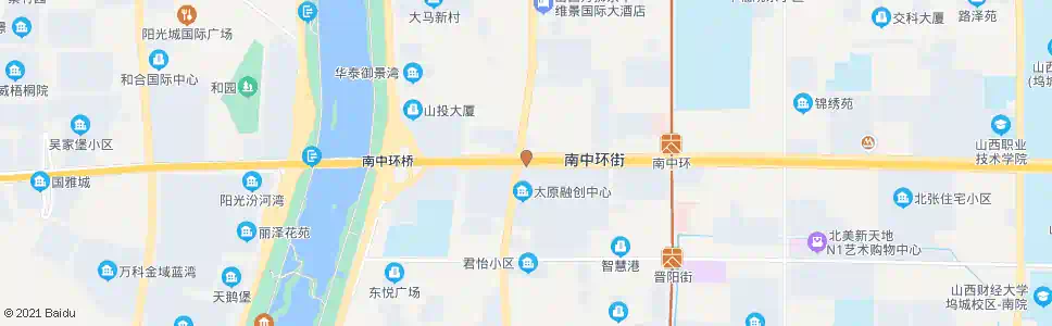 太原南中环平阳路口_公交站地图_太原公交_妙搜公交查询2025