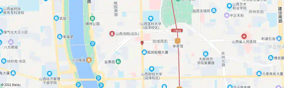太原新建南路双塔西街口_公交站地图_太原公交_妙搜公交查询2025