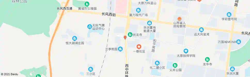 太原西中环气化街口_公交站地图_太原公交_妙搜公交查询2025