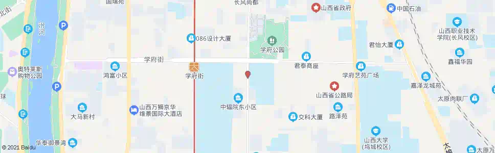 太原体育路学府街口_公交站地图_太原公交_妙搜公交查询2025