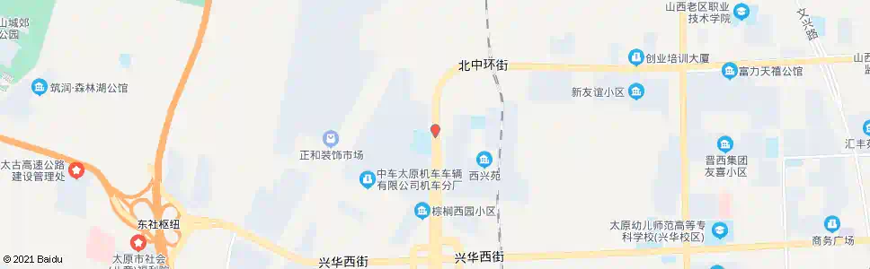 太原兴华西街小学_公交站地图_太原公交_妙搜公交查询2025