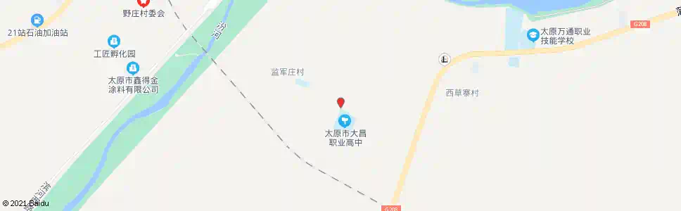 太原大昌学校招呼站_公交站地图_太原公交_妙搜公交查询2025