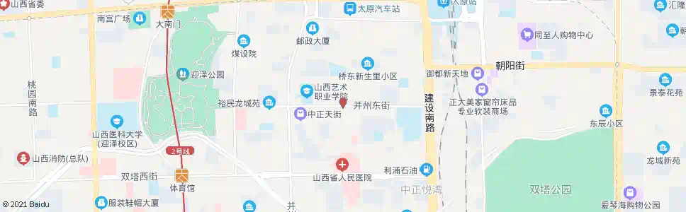 太原并州东街东岗巷口_公交站地图_太原公交_妙搜公交查询2025