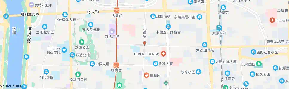 太原府西街三墙街口_公交站地图_太原公交_妙搜公交查询2025