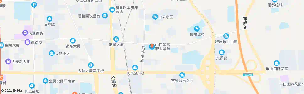 太原省警校_公交站地图_太原公交_妙搜公交查询2025