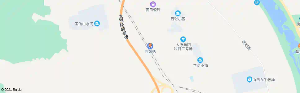 太原西张村_公交站地图_太原公交_妙搜公交查询2025