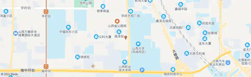太原许坦西街坞城路口_公交站地图_太原公交_妙搜公交查询2025