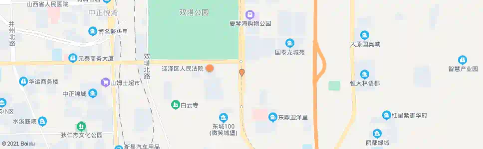 太原南内环东街东中环口_公交站地图_太原公交_妙搜公交查询2025