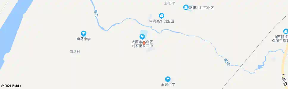 太原刘家堡二中_公交站地图_太原公交_妙搜公交查询2025
