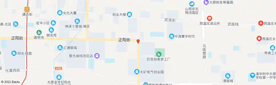 太原唐槐路正阳街口_公交站地图_太原公交_妙搜公交查询2025