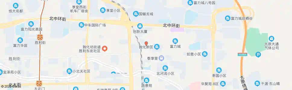 太原敦化南巷_公交站地图_太原公交_妙搜公交查询2025