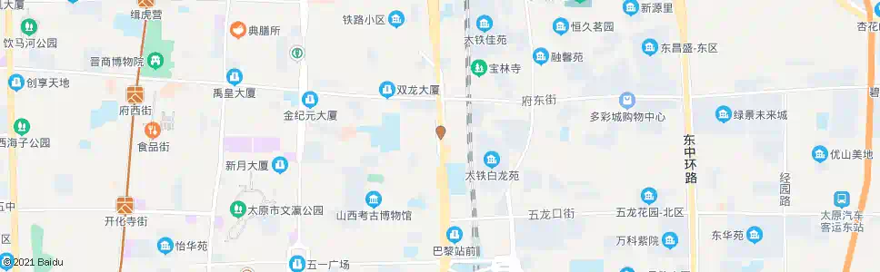 太原建设北路白龙庙街口_公交站地图_太原公交_妙搜公交查询2025