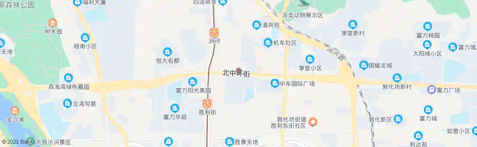 太原北中环享堂西街口_公交站地图_太原公交_妙搜公交查询2025