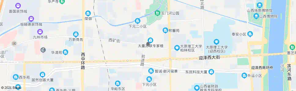 太原西矿街前进路口_公交站地图_太原公交_妙搜公交查询2025