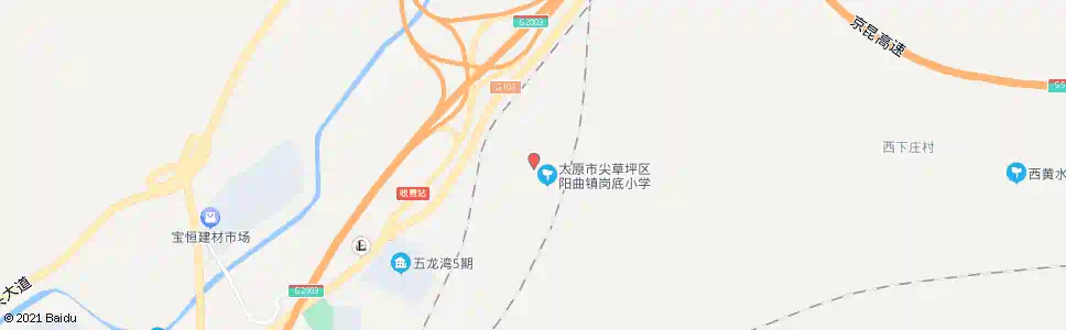 太原岗底_公交站地图_太原公交_妙搜公交查询2025