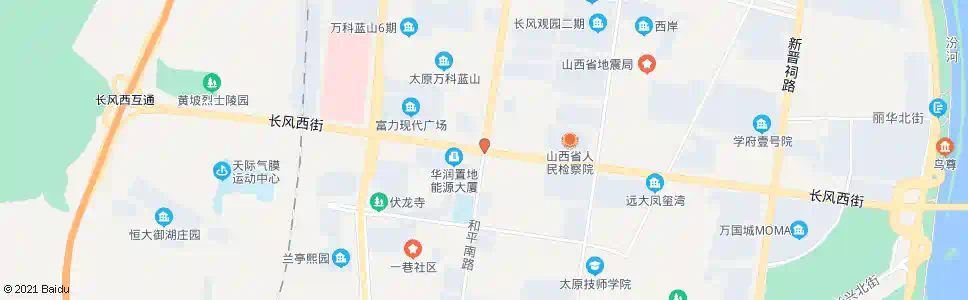 太原和平南路长风街口_公交站地图_太原公交_妙搜公交查询2025