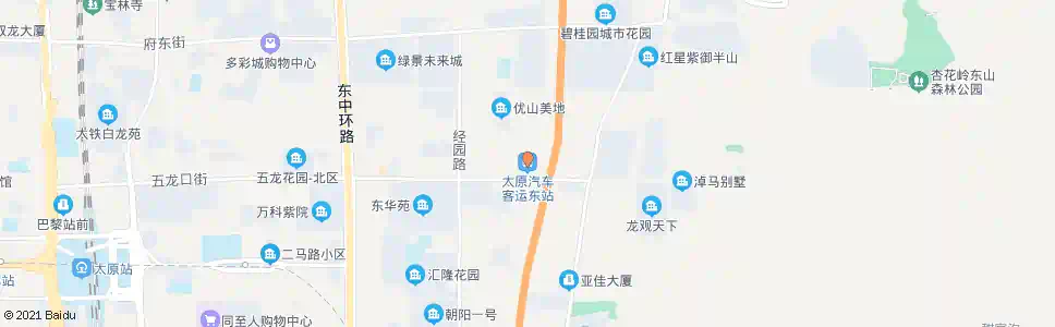太原东街村_公交站地图_太原公交_妙搜公交查询2025
