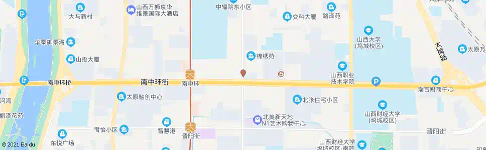 太原体育路南中环街口_公交站地图_太原公交_妙搜公交查询2025