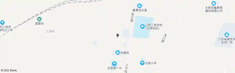 太原西北格村_公交站地图_太原公交_妙搜公交查询2025