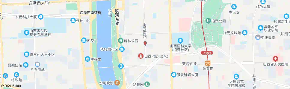 太原桃园南路桃南四巷口_公交站地图_太原公交_妙搜公交查询2025