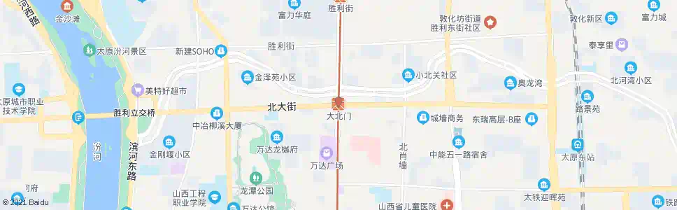 太原大北_公交站地图_太原公交_妙搜公交查询2025
